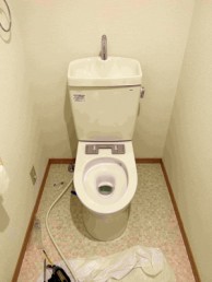 コンパクトなタンクなのに水ハネしにくい手洗いボウル 世田谷区Y様邸 コンパクトなタンクなのに水ハネしにくい手洗いボウル 世田谷区Y様邸